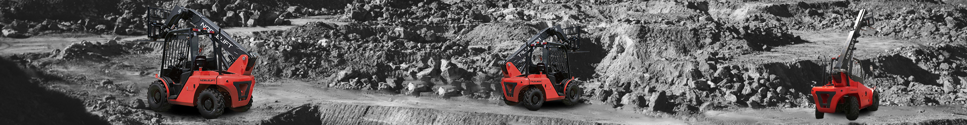 Rough terrain telescopic handlers