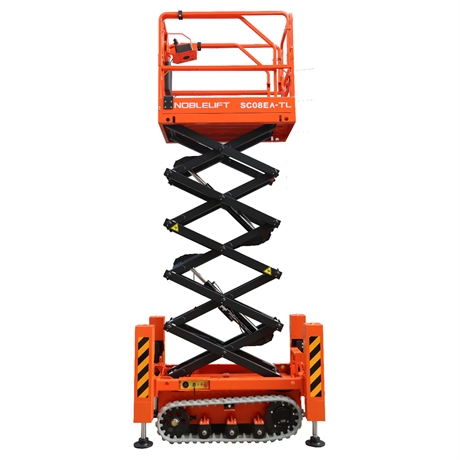 Electric scissor lift on tracks 8 m