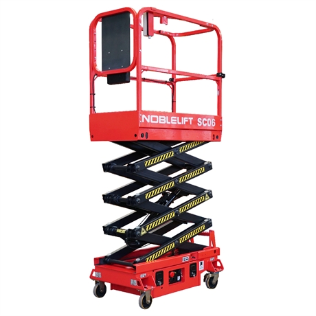 Compact electric scissor lift 6 m