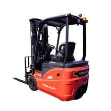 Three-wheels double drive electric forklilt 1,6 T - load centre distance 500 mm - 