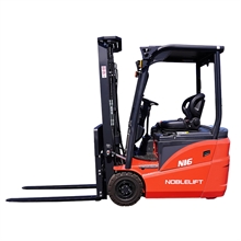 Three-wheels double drive electric forklilt 1,6 T - load centre distance 500 mm - 