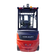 Four-wheels compact electric forklift 1,6 T  - low centre distance 500 mm - 