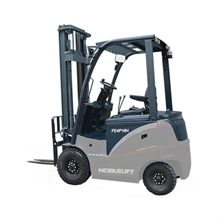 Four-wheels compact electric forklift 1,6 T  - low centre distance 500 mm - 