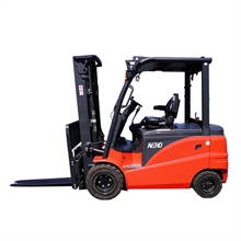 Four-wheels heavy duty electric forklift 3 T - load centre distance 500 mm - 