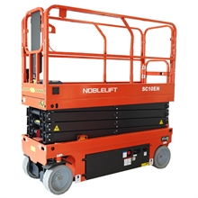 Scissor lift 10 m narrow electric aerial work plateform - 