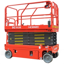 Scissor lift 14 m hydraulic aerial work plateform - 