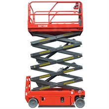 Scissor lift 16 m electric aerial work plateform - 