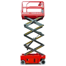 Scissor lift 8 m narrow electric aerial work plateform - 