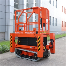 Electric scissor lift on tracks 8 m - 